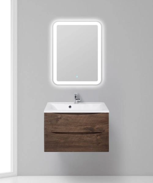 Тумба под раковину Belbagno MARINO Rovere Moro подвесная 750x450x500 MARINO-750-2C-SO-RW-P