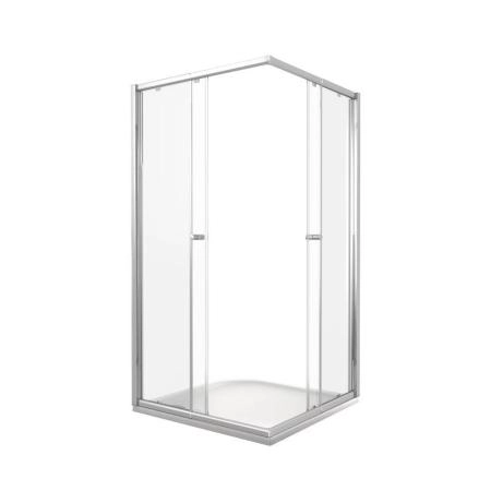 Душевой уголок GOOD DOOR LIRA CR-80-C-CH 80x90 прозрачное