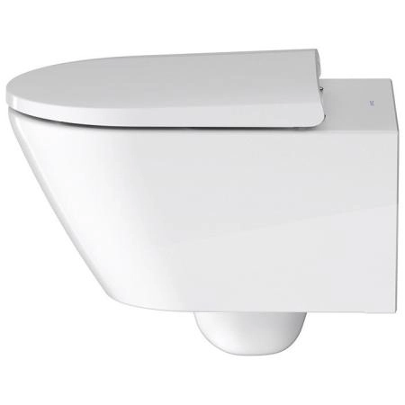 Duravit D-Neo Унитаз подвесной 2577090000, 370 x 540 мм, безободковый, в комплекте с сиденьем 0021690000 цвет: белый (Спец.цена с нашего склада!)