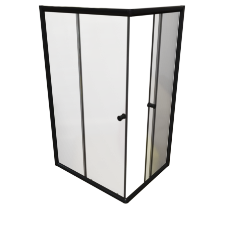 Поддон к душевому углу Дрим 100х110 (правое исполнение, прямоугольный поддон на раме-подставке с устройством слива)