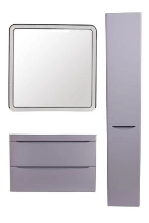 Колонна универсальная Style Line Бергамо L с корзиной, Люкс антискрейтч серый, PLUS