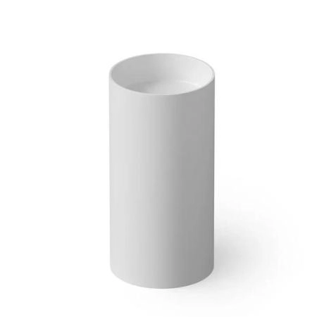 Dea Design Pedestal Basin Раковина 40х40х82см., напольная, без отв., Solid Surface, цвет: White №18
