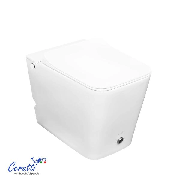 Унитаз приставной CeruttiSPA ДИСГРАЦИЯ (DISGRAZIA) Pulse CT7269 с функцией импульсного смыва (600х350х410)