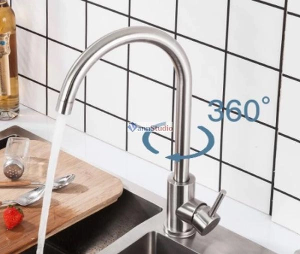 Смеситель для кухни Frap F40899 сатин