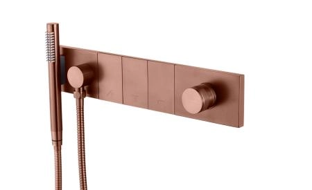Смеситель ZODIAC Boheme с ручным душем BRUSHED BRONZE 132-SYS-BRB