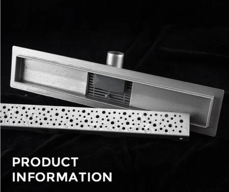 Душевой трап Gappo G87007-2 из нержавеющей стали 70 см