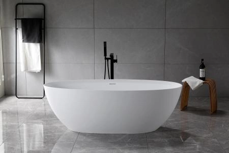 Ванна Vincea VBT-4S01MW 1700х760х560 Solid Surface белый матовый