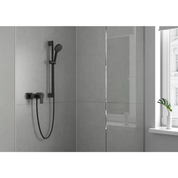 Смеситель Hansgrohe 71650670 Vernis Shape для душа черный матовый