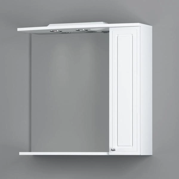 Зеркальный шкаф RedBlu by Damixa Palace One M41MPR0751WG белый глянцевый