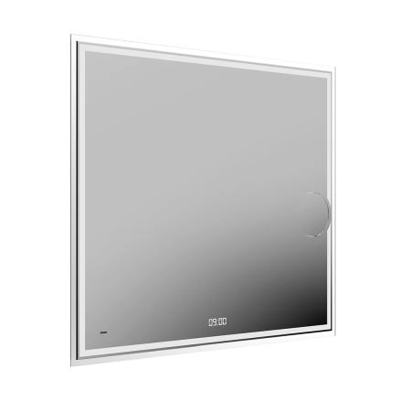 Зеркало Kerama Marazzi TECNO ТЕКНО TE.mi.90.1 c LED 90 с макро линзой, с подсветкой, с функцией антизапотевание, белый глянцевый
