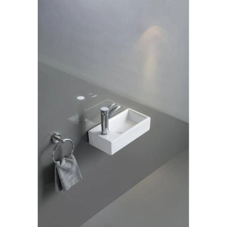 Раковина CeramaLux 9048DR 41x21x11 см подвесная
