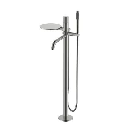 Смеситель STICK Boheme напольный NIKEL BRUSH SPIRALE 129-NB.4
