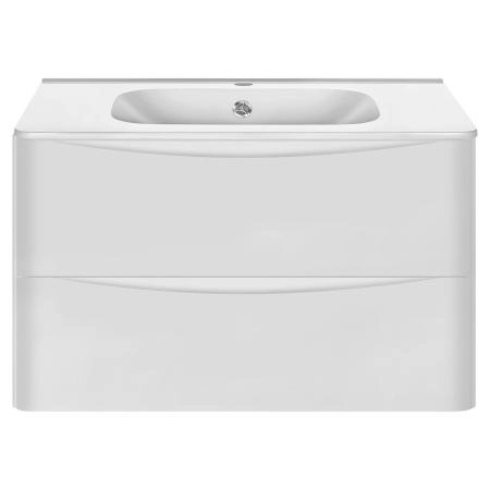 Тумба под раковину Vincea Paola 800 подвесная, 2 выкатных ящика soft close, G.White