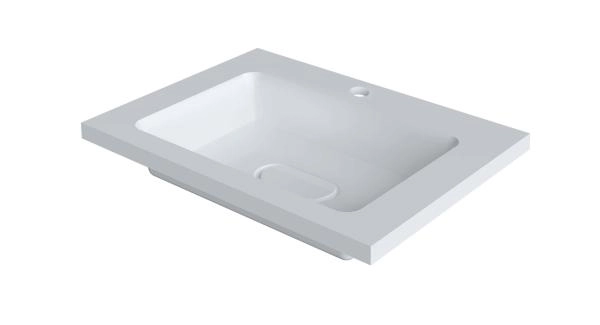 Раковина Uperwood Modul 65 см, прямоугольная