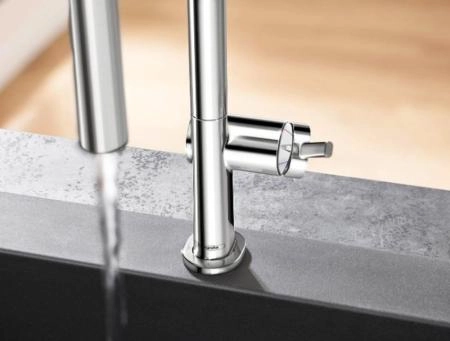 Смеситель Hansgrohe 72800000 для кухни Talis M54 210 мм, выдвижной ? излив 2 режима хром