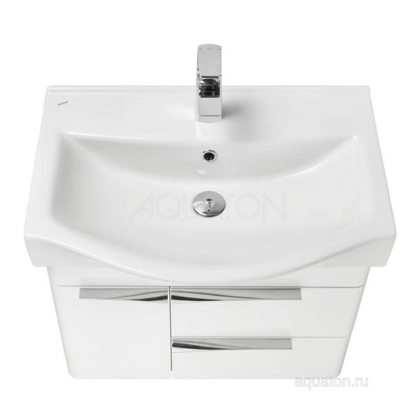 Тумба под раковину Aquaton Беверли 1A235301BV010 65 с ящиками,белый