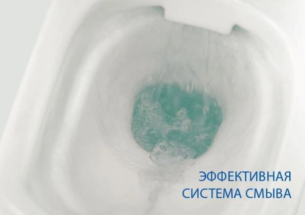 Унитаз Cersanit Carina CLEAN ON 011 KO-CAR011-3/5-COn-DL с крышкой микролифт (безободковый)