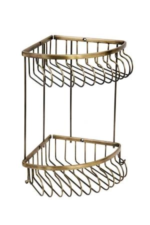 Угловая Полка Boheme (металл), двойная MEDICI 10622