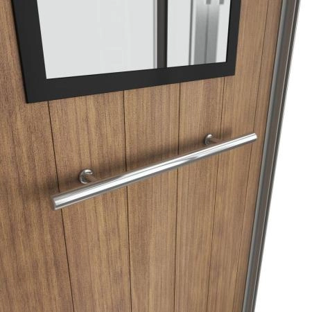 Душевая кабина Niagara Luxe NG-7717WD (1000x1000х2150) низкий поддон стенки ДЕРЕВЯННЫЕ
