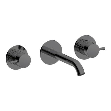 Almar Mixers Смеситель для раковины, настенный, цвет: черный металл брашированный PVD