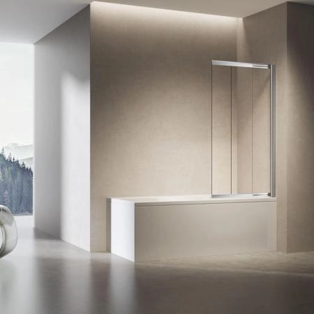 Душевая шторка Vincea VSB-6E900CL-R, 900*1400, хром, стекло прозрачное, правая