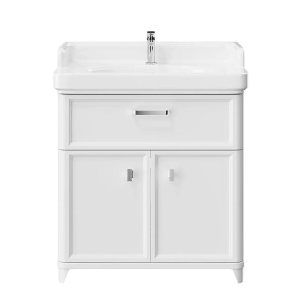 Kerama Marazzi Pompei Тумба напольная 80см, с ящиком и дверцами, цвет: белый глянцевый