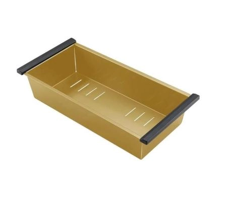 Кухонная мойка Gappo GS6050-3 60x50 сатин золотой нерж.сталь