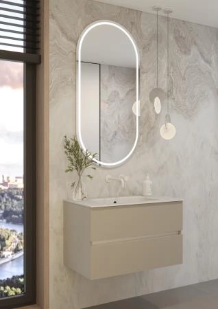 Тумба без раковины Boheme Vallessi 80*46cm КАШЕМИР мат. 2 полки, 837-080-C mat