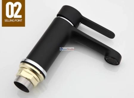 Смеситель для раковины Frap F1042 черный хром
