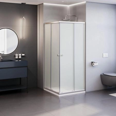 Душевой уголок RGW TN-206-J Dolphin 90x90 Хром белое матовое