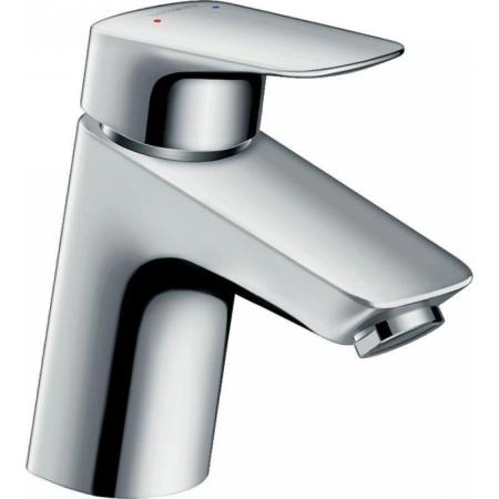 Hansgrohe 71077000 Logis Смеситель для раковины 67 мм, Push-Open, хром