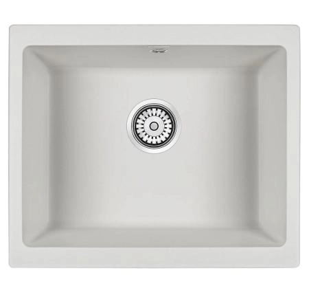 Мойка для кухни Paulmark GERA, PM205546-WH, белый, 555х460, подст. мон. Paulmark