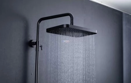 Душевая система Gappo G2496-16 черный матовый с изливом