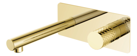 Смеситель STICK Boheme из стены DIAMOND GOLD 125-GG