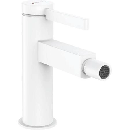 Смеситель Hansgrohe 76200700 Finoris для биде с донным клапаном матовый белый
