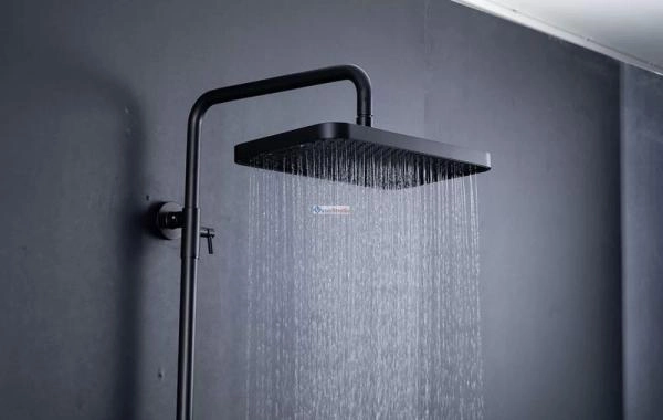 Душевая система Gappo G2496-16 черный матовый с изливом