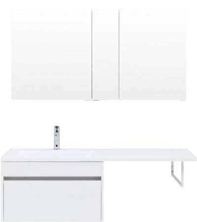 Тумба под раковину Aquanet Токио 68 белый (подвесная, 1 ящик)