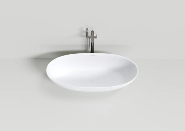 Ванна NT BAGNO NT308 PULSANTE 1700x750 искусственный камень белый матовый