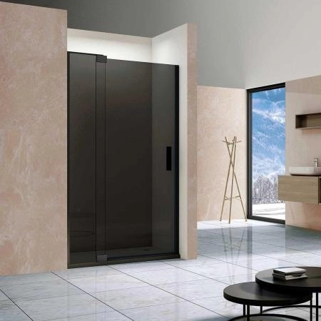 Душевая дверь Vincea Extra VDP-1E8090CGB, 800/900, черный, стекло тонированное