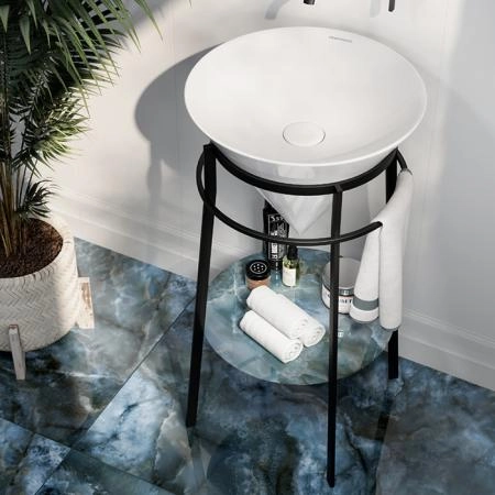 Металлическая структура Kerama Marazzi CONO КОНО CO.44\BLK.M напольная 44, черная матовая