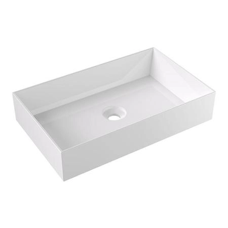 Alice Spy Rectangular Раковина 60x38х12см., накладная, без отв., цвет: белый глянцевый