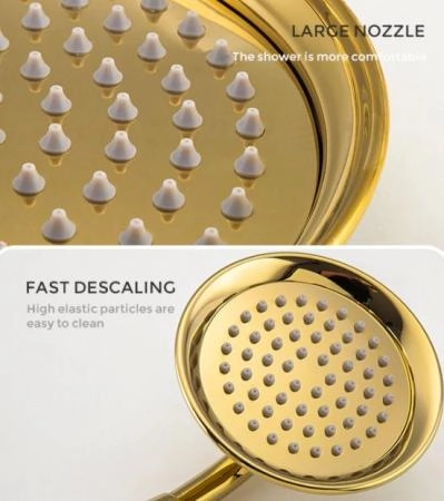 Душевая система Gappo G2489-6 для ванны, золото