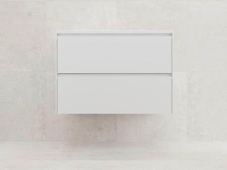 Тумба подвесная Style Line ЛИМА80 эмаль, под раковину LINE 80, 2 ящ., PLUS, белый матовый