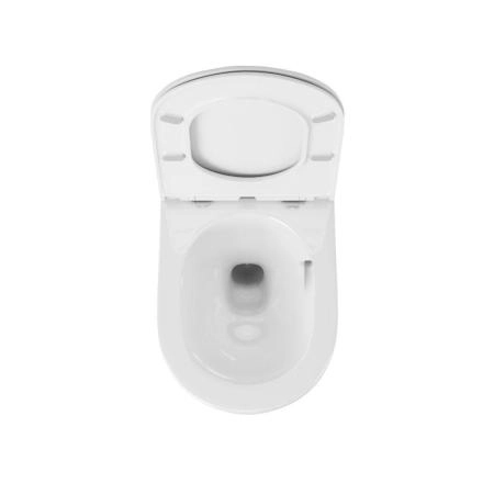 Унитаз подвесной безободковый OWL Wave Cirkel-H с сиденьем DP микролифт OWLT190801