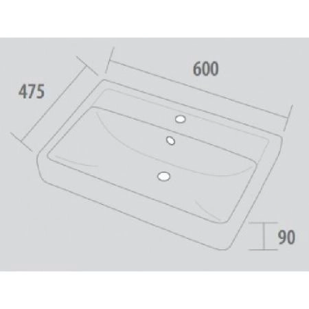 Раковина Dreja Q 60 191638