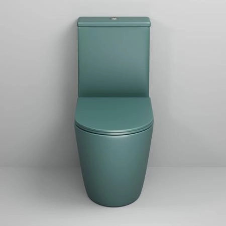 Унитаз Grossman GR-4480OLMS Color (620*365*810) ЗЕЛЕНЫЙ МАТОВЫЙ напольный Безободковый