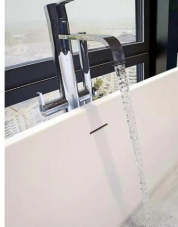 Ванна AquaStone Бали 180х80 литьевой мрамор с переливом