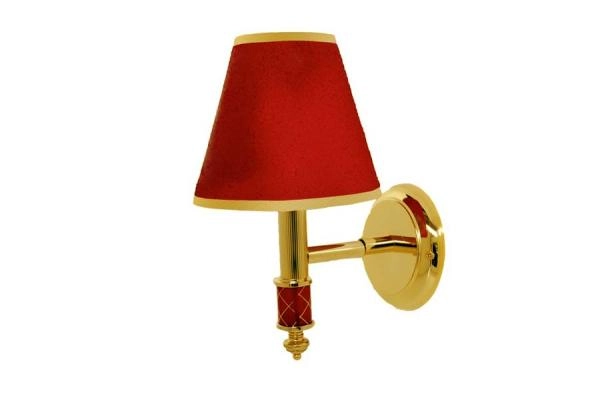 Бра BOHEME MURANO GOLD, рубиновое 765