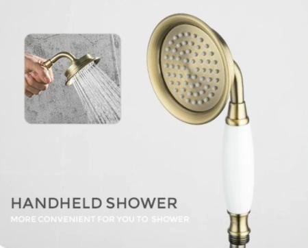 Смеситель Gappo G1189-4 борт ванны 4 отверстия, бронза