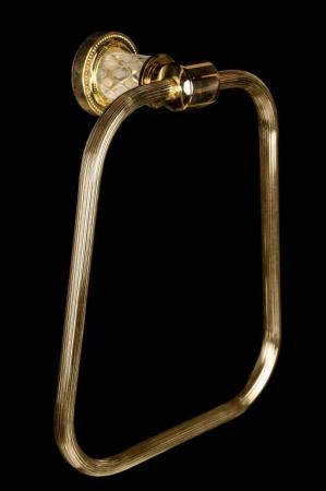 Держатель для полотенца Boheme (кругл.) MURANO CRYSTAL_Комплект 10905-CRST-G